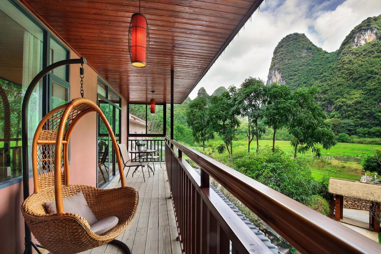 Blue Sky Hotel Yangshuo Exterior foto